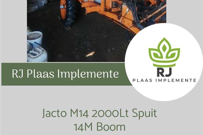 Structures and dams Storage solutions Jacto M14 2000L Spuit , 14m Boom for sale by Private Seller | AgriMag Marketplace