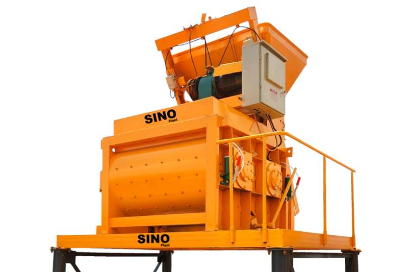 Sino Plant Concrete mixer Mixer Twin Shaft 800l 380v 2024
