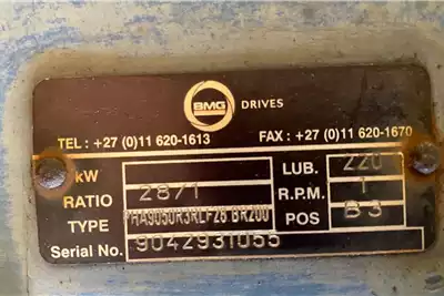 Components and spares Gearboxes Sumitomo Industrial Gearbox 37kW Ratio 28 to 1 for sale by Dirtworx | AgriMag Marketplace