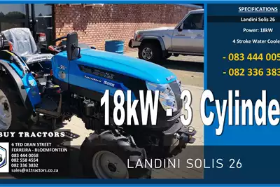 Landini Tractors 4WD tractors Landini Solis 26 for sale by N1 Tractors | Truck & Trailer Marketplace