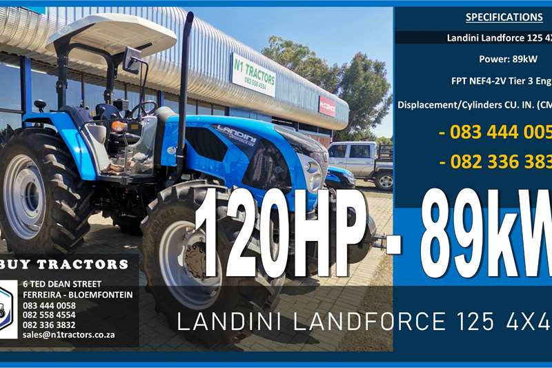 Landini Tractors 4WD tractors Landini Landforce 125 4WD
