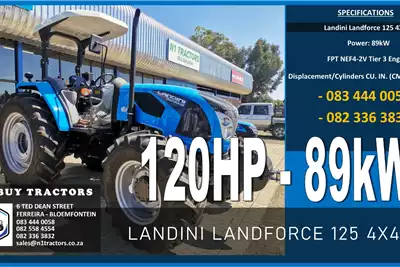 Landini Tractors 4WD tractors Landini Landforce 125 4WD for sale by N1 Tractors | Truck & Trailer Marketplace