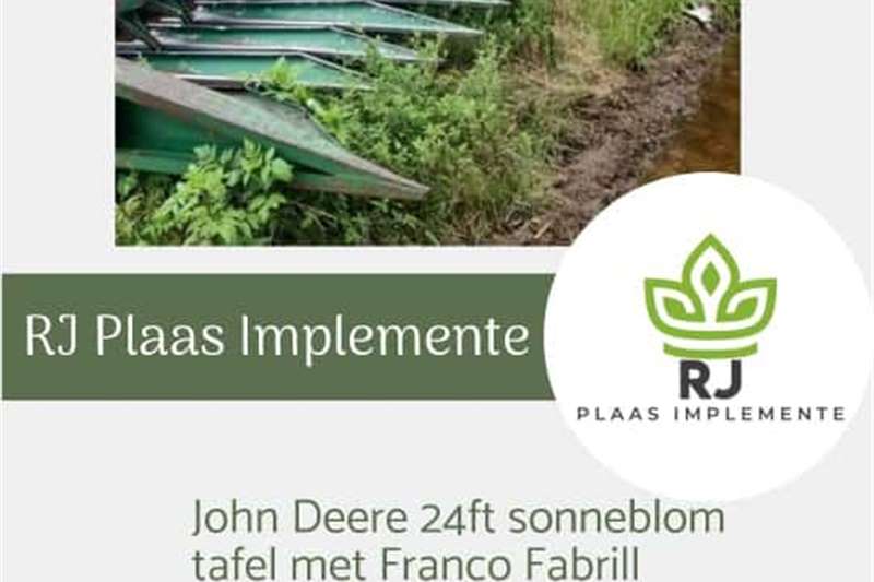 Seeds fertilisers and chemicals John Deere 24ft sonneblom tafel for sale by Private Seller | AgriMag Marketplace