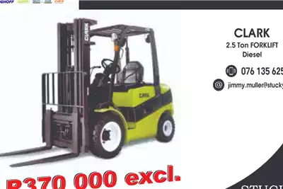 Clark Forklifts Diesel forklift 3 and 2.5 ton Contact Jimmy   076 135 6256 2023 for sale by STUCKY AGRI EQUIPMENT | AgriMag Marketplace