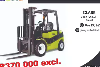 Clark Forklifts Diesel forklift 3 and 2.5 ton Contact Jimmy   076 135 6256 2023 for sale by STUCKY AGRI EQUIPMENT | Truck & Trailer Marketplace