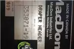 Harvesting equipment Draper headers MacDon FlexDraper FD135 2020 for sale by Private Seller | AgriMag Marketplace