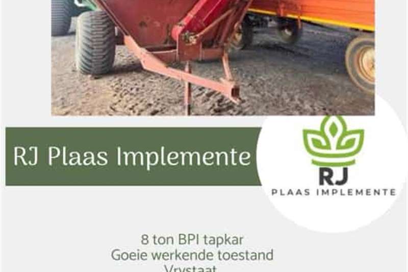 Harvesting equipment Forage harvesters 8 Ton BPI Tapkar for sale by Private Seller | AgriMag Marketplace