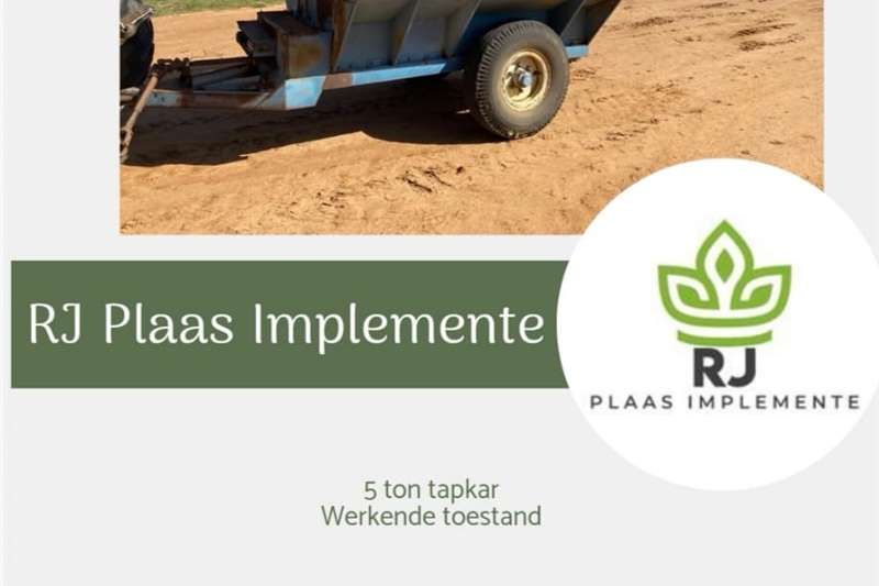 Agricultural trailers Carts and wagons 5 Ton Tapkar for sale by Private Seller | AgriMag Marketplace