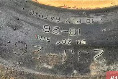 Machinery spares Tyres Stroper Tapkar Tyre 23.1 26 with Rim for sale by Dirtworx | Truck & Trailer Marketplace