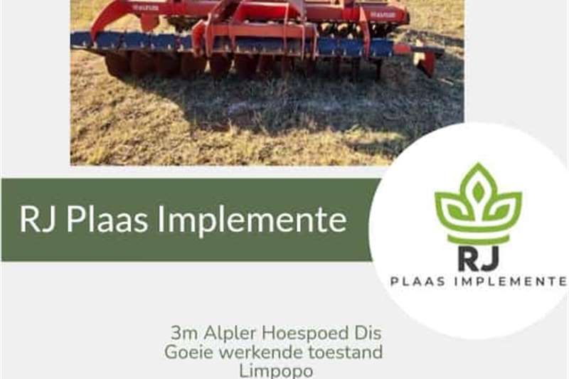 Tillage equipment Mulchers 3m Alpler Hoespoed Dis for sale by Private Seller | AgriMag Marketplace
