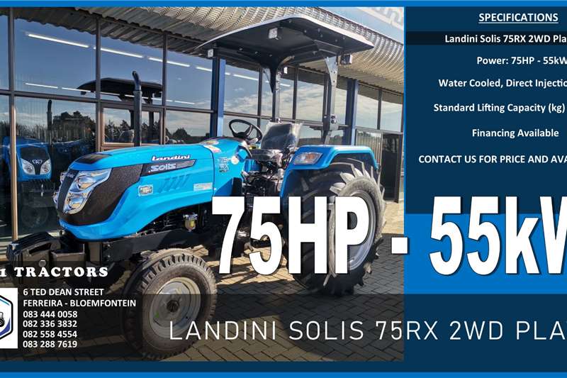Landini Tractors 2WD tractors LANDINI SOLIS 75RX 2WD PLATFORM