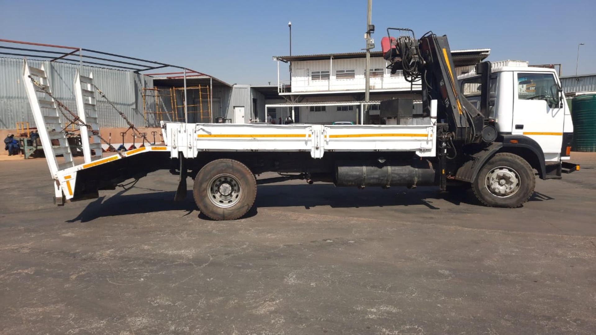 Tata Crane trucks 15 18C Ramps and Crane Truck 17.5 HIAB Crane 2007 for sale by Power Truck And Plant Sales | Truck & Trailer Marketplace