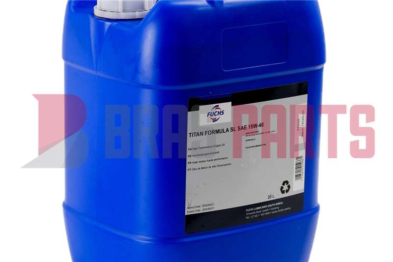 Truck spares and parts Fuchs Oils 20L for sale by Bras Parts | AgriMag Marketplace