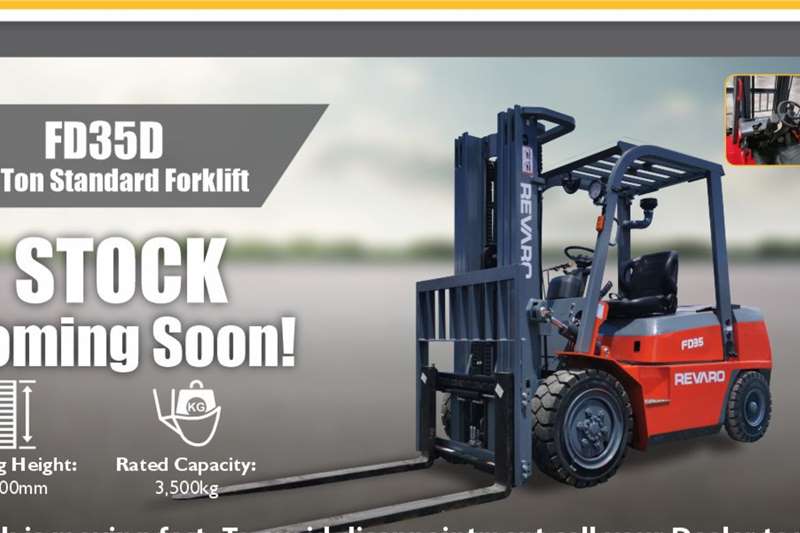 Revaro Forklifts FD35D 2023 for sale by Farmtrac Dundee | AgriMag Marketplace