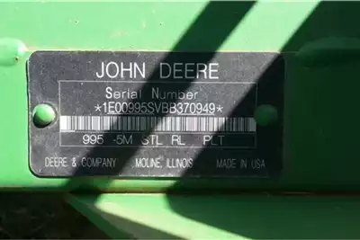 John Deere Harvesting equipment Windrowers 995 2013 for sale by GWK Mechanisation | AgriMag Marketplace