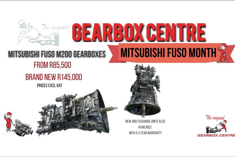 Mitsubishi Truck spares and parts Gearboxes Recon Mitsubishi Fuso M200 Gearbox