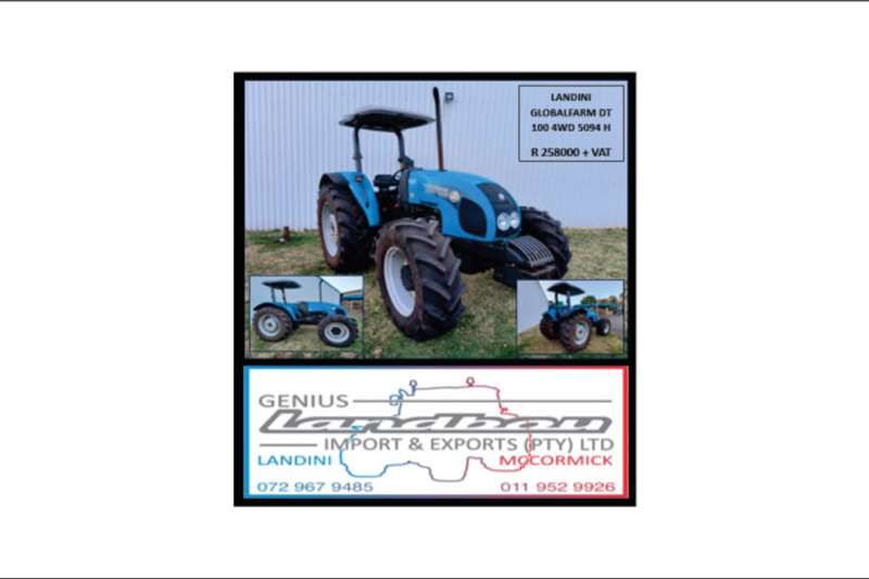 Landini Tractors 4WD tractors Globalfarm DT 100 5094 H for sale by Genius Landbou Import and Export | AgriMag Marketplace