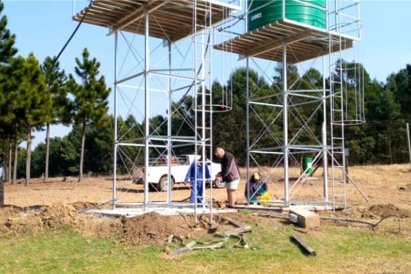 Staalboer Structures and dams Water tank stands 4.5m Galv Tank Stand with platform 5000L for sale by Staalboer | AgriMag Marketplace
