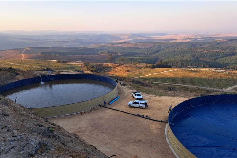 Staalboer Structures and dams Dams 2Mil Liter Galv Steel Reservoir for sale by Staalboer | AgriMag Marketplace