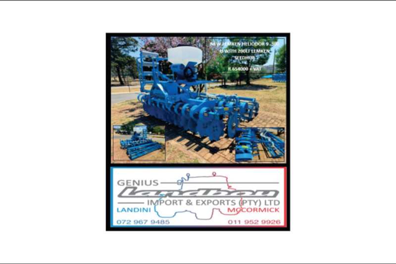 Planting and seeding equipment Lemken Heliodor 9.300 U with 200Lt Lemken seed hub for sale by Genius Landbou Import and Export | AgriMag Marketplace