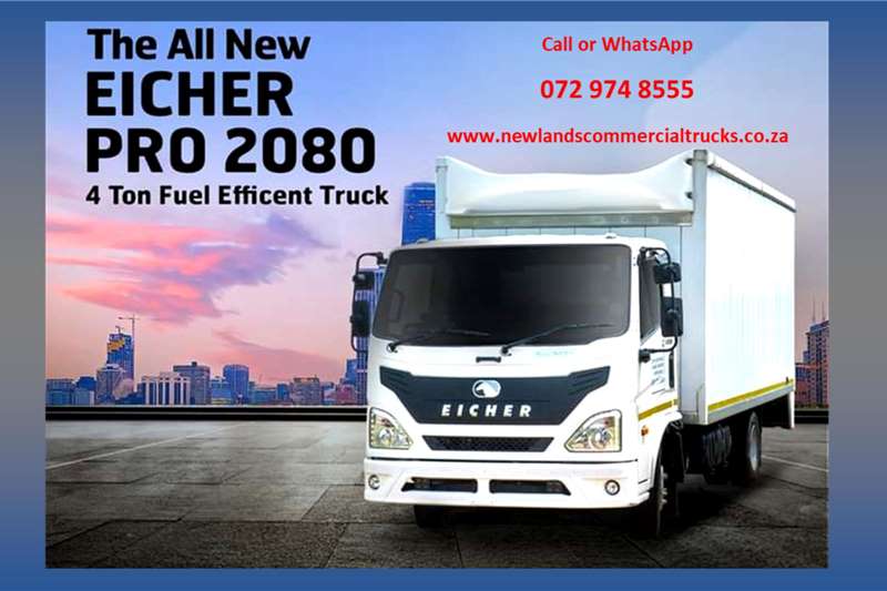 Eicher Dropside trucks Complete Eicher range available, body to spec 2024