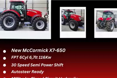 Tractors X7-650 116 Kw