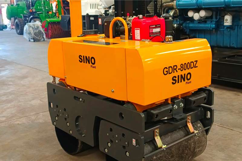 Sino Plant Rollers walk behind dual drum – 820kg diesel   steer 2023