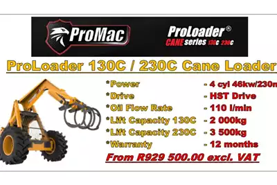 Other Loaders ProLoader 130C Cane Loader 2024 for sale by Promac Equipment | Truck & Trailer Marketplace