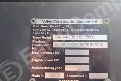 Excavators Volvo EC750DL Excavator 2018