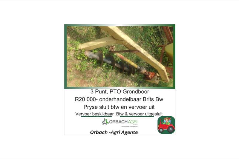 Tillage equipment 3 point PTO drill for sale by R3G Landbou Bemarking Agricultural Marketing | AgriMag Marketplace