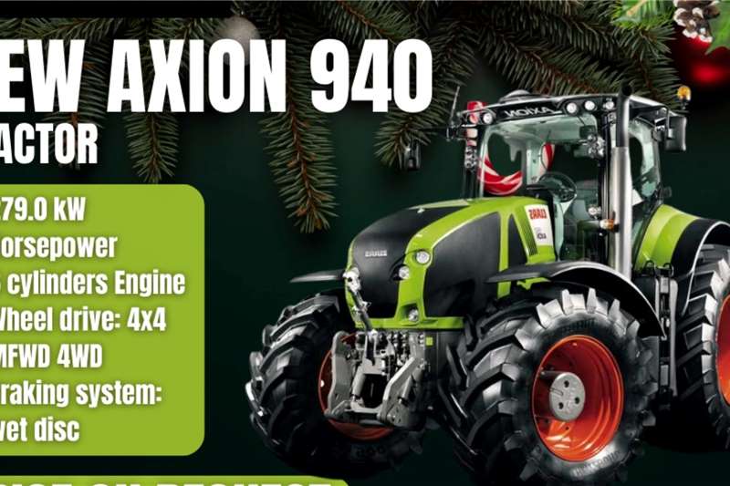 Claas Tractors 4WD tractors AXION 940 Contact Jimmy   076 135 6256 for sale by STUCKY AGRI EQUIPMENT | Truck & Trailer Marketplace