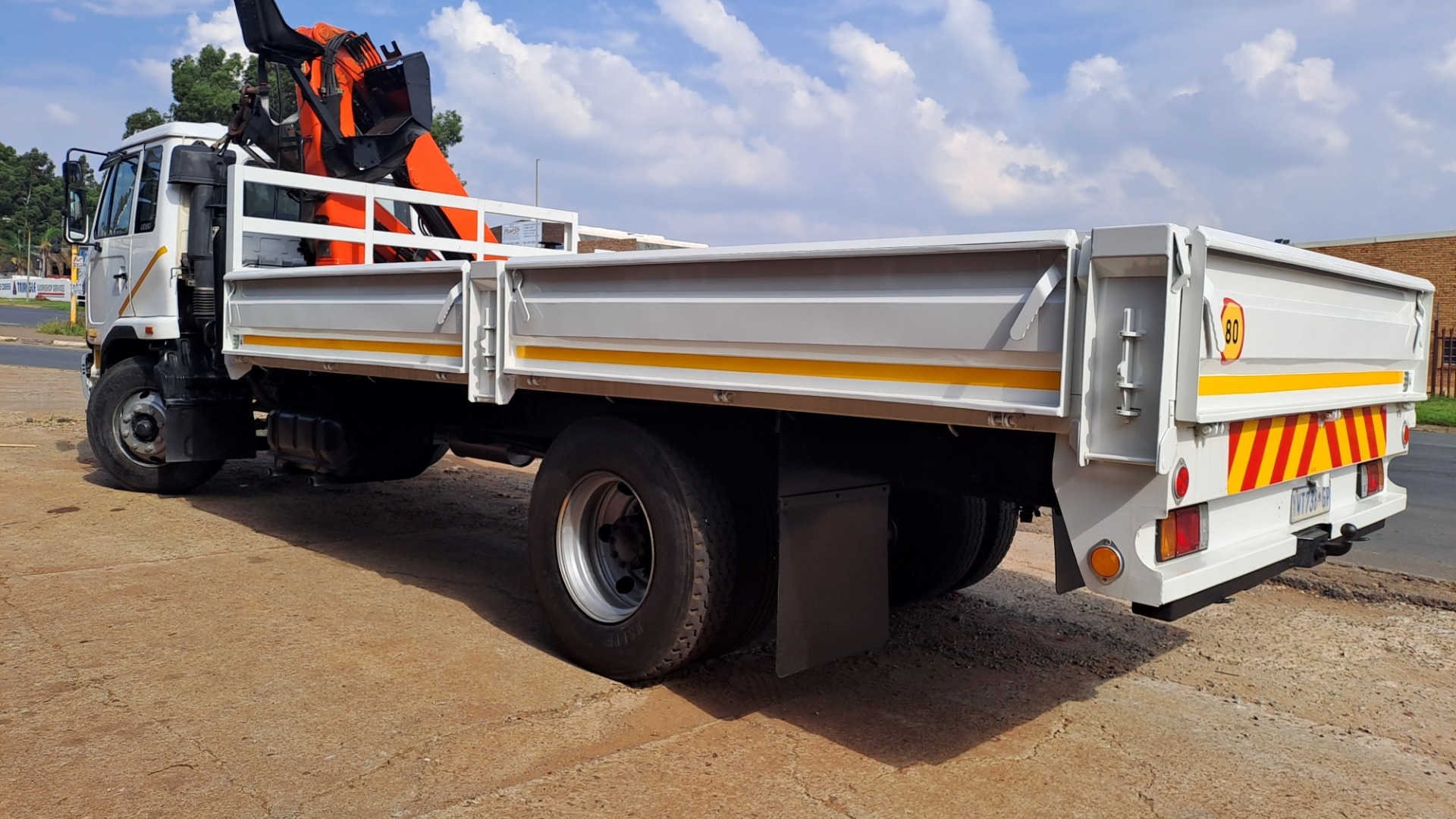 Nissan Crane trucks Nissan UD 80 Dropside with Palfinger PK10000 2012 for sale by D and O truck and plant | Truck & Trailer Marketplace