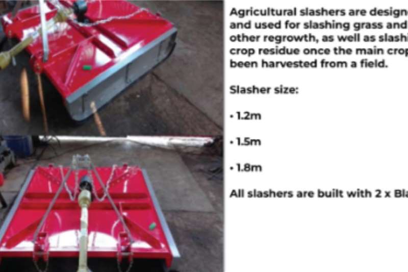 Haymaking and silage Slashers 1.2m / 1.5m / 1.8m