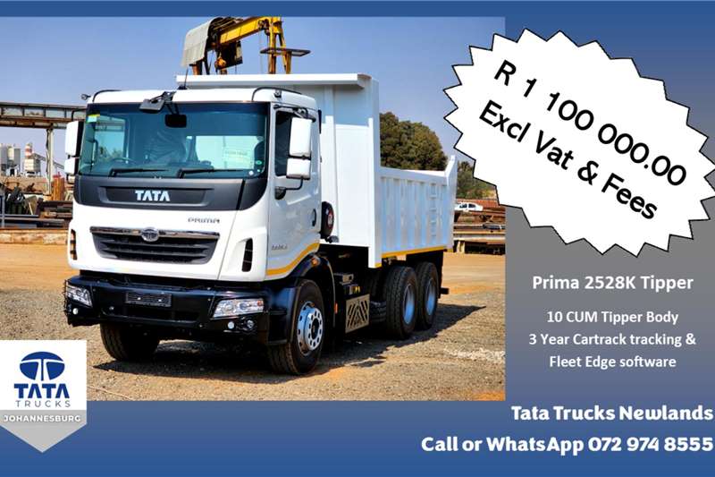 Tata Tipper trucks Tata Prima 2528K Tipper 2024 for sale by Newlands Commercial East Rand | AgriMag Marketplace