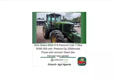 Tractors 6920 Premium Cab - 112kw 2006
