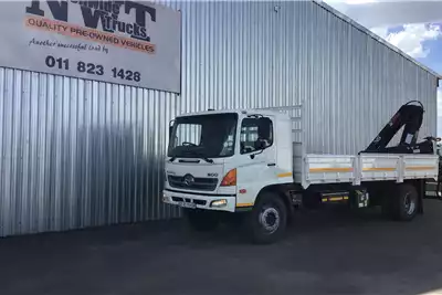 Hino Crane trucks 2012 Hino 500 1626 Dropside with 16T Hiab Crane 2012 for sale by Nationwide Trucks | AgriMag Marketplace