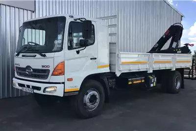Hino Crane trucks 2012 Hino 500 1626 Dropside with 16T Hiab Crane 2012 for sale by Nationwide Trucks | AgriMag Marketplace