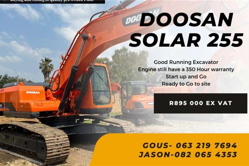 Doosan Excavators Solar 255 2012 for sale by Armour Plant Sales | Truck & Trailer Marketplace
