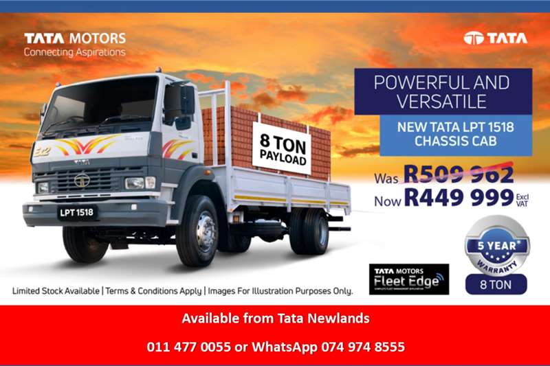 Tata Truck Tata 1518 chassis cab 2024 for sale by Newlands Commercial East Rand | Truck & Trailer Marketplace