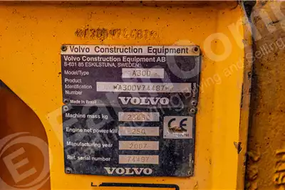 Volvo Service trucks VOLVO A30D ADT SERVICE TRUCK 2007 for sale by EARTHCOMP | Truck & Trailer Marketplace
