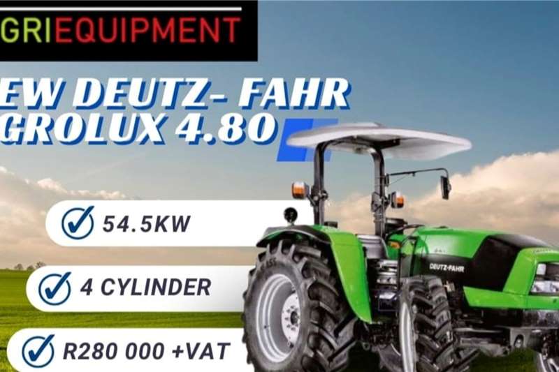 Deutz Tractors 2WD tractors AGROLUX 4.80 DT E2 Contact Jimmy   076 135 6256 for sale by STUCKY AGRI EQUIPMENT | Truck & Trailer Marketplace