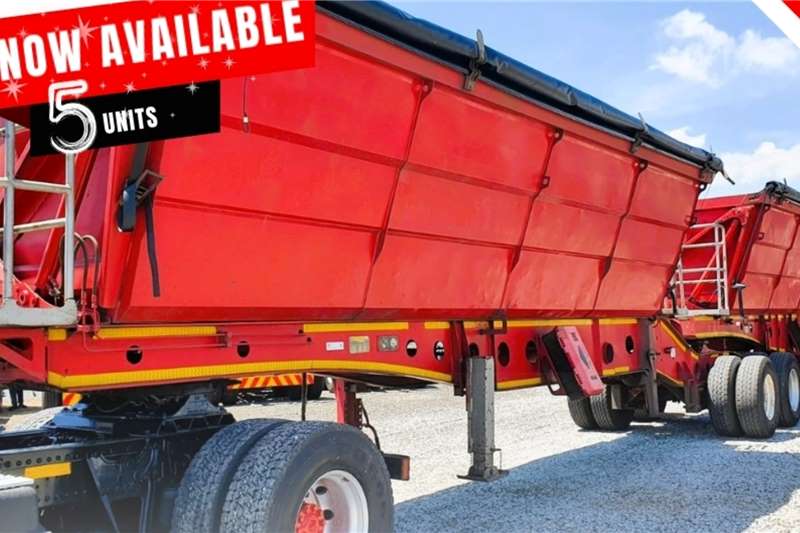 Afrit Trailers Side tipper VARIOUS AFRIT 45 CUBE SIDE TIPPERS 2014