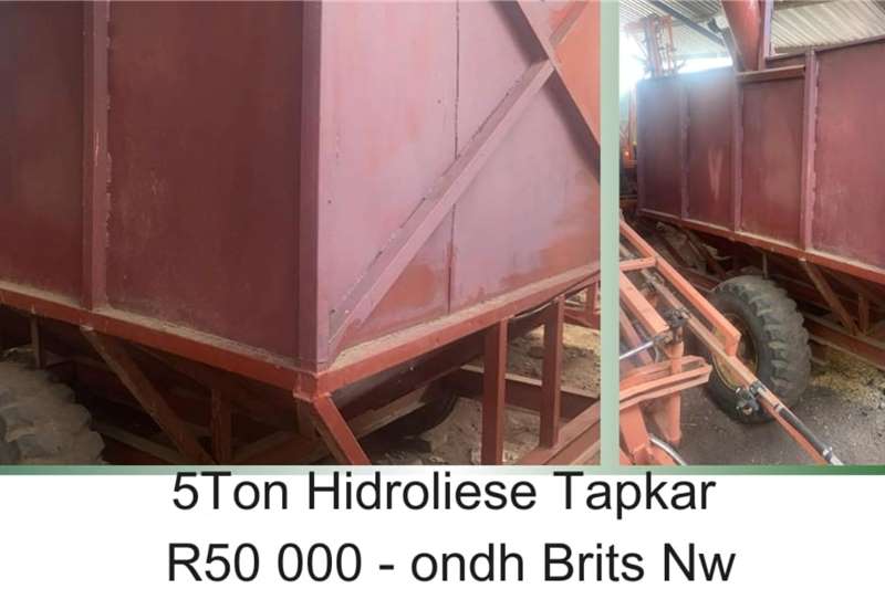 Harvesting equipment 5 ton hydraulic for sale by R3G Landbou Bemarking Agricultural Marketing | AgriMag Marketplace