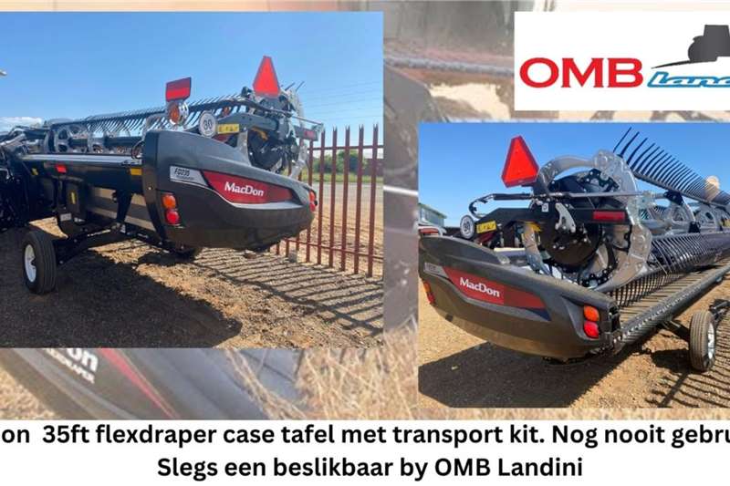Macdon Harvesting equipment Draper headers 35 ft   with transport kit   never used for sale by OMB Landini | Truck & Trailer Marketplace