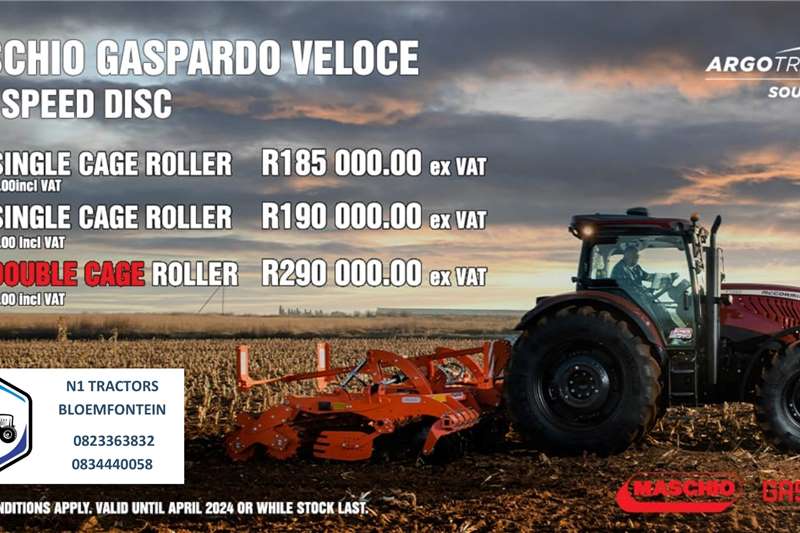 Other Tillage equipment Disc harrows Promo Maschio Gaspardo Veloce High Speed Discs for sale by N1 Tractors | AgriMag Marketplace