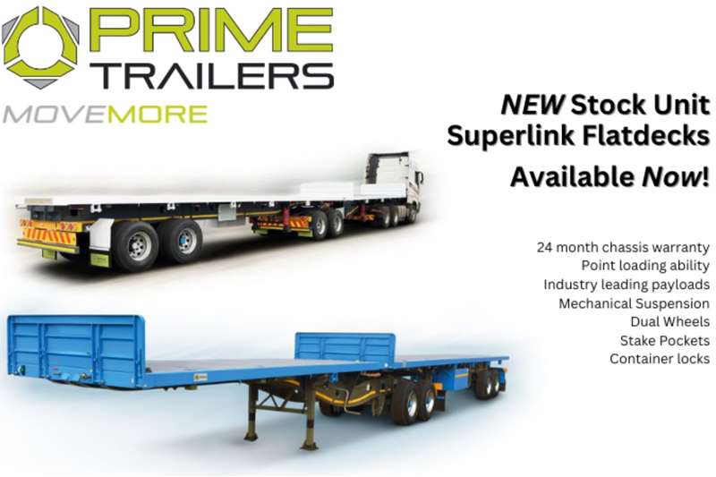 PR Trailers Trailers Flat deck NEW STOCK Flatdeck Links Available Immediately 2024 for sale by Martin Trailers PTY LTD        | Truck & Trailer Marketplace