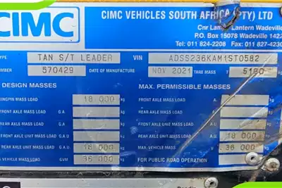 CIMC Trailers 2022 CIMC 40m3 Side Tipper 2022 for sale by Truck and Plant Connection | Truck & Trailer Marketplace