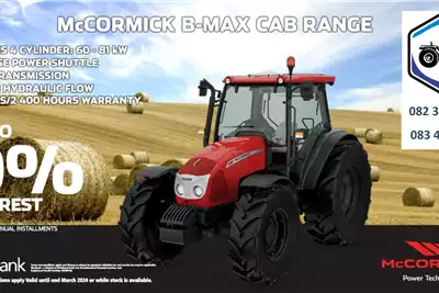 Tractors PROMO - McCormick B-Max Cab Range