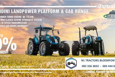 Tractors PROMO - Landini Landpower Platform And Cab Range