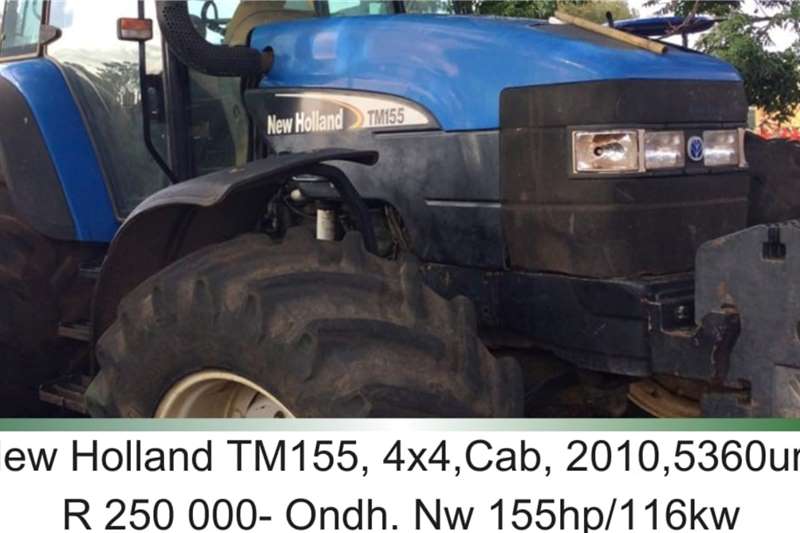New Holland Tractors 4WD tractors TM155   155hp/116kw   Cab